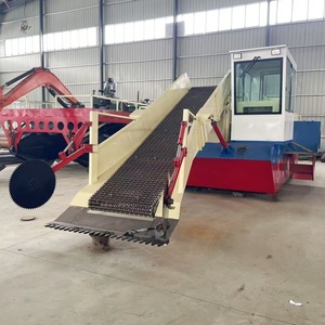 Bateau tondeuse à gazon en aluminium sur mesure pour utilisation aquatique, de bonne qualité, grande capacité, collecte jusqu'à 16 m³ de plantes aquatiques - Product Image 6