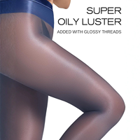 Collants de danse 80D brillants et sexy pour femmes, couleur chair, effet pailleté, collants brillants pour femmes