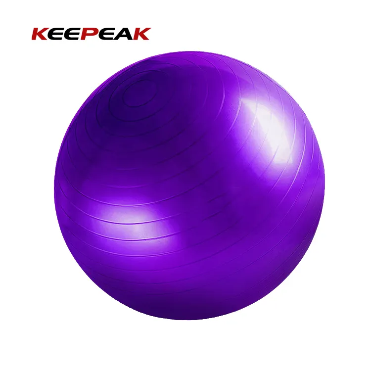 Keepiek Logo Custom Antiburst Print Eco Oefening Formaat Pvc Pilates Fitness Yoga Bal