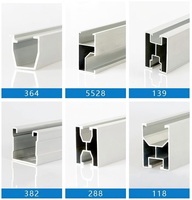 Support de fixation de panneau solaire en alliage d'aluminium pour toiture en tuiles de couleur, type H 30*40, type C, type U