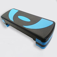 Plateforme de Step Fitness pour Entraînement Rythmique, Banc d'Exercices, Plateforme de Gymnastique Aérobique, Pédale de Fitness Réglable en 3 Hauteurs