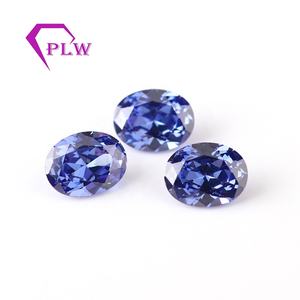 Güzellik güzel 7*9mm oval şekil mavi renk <span class=keywords><strong>tanzanit</strong></span> taş takı için dekoratif - Product Image 4