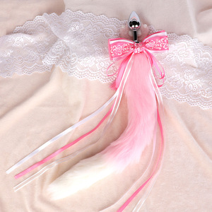 여성을위한 확장 된 여우 꼬리 금속 항문 플러그 항문 섹스 토이 성인 섹스 제품 - Product Image 1