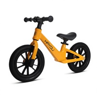Vélo d'équilibre en alliage de magnésium à prix d'usine pour enfants de 2 à 7 ans, pneus de 12 pouces, selle recouverte de cuir - Marque privée