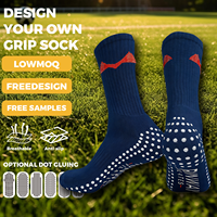 Chaussettes de football antidérapantes personnalisées en gros pour adultes, chaussettes de sport