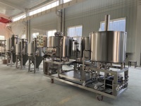 Chaisse de brassage 300L Star à 3 cuves en acier inoxydable 304 de qualité alimentaire avec système de contrôle PID pour la brasserie, solution clé en main en promotion