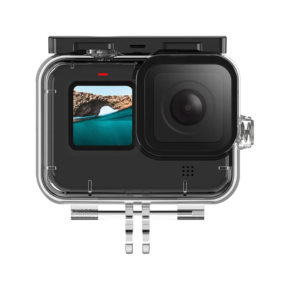 GoPro 12/11/10/9 카메라 용 Go Pro 12 보호 쉘 용 텔레신 다이빙 케이스 45m 방수 케이스