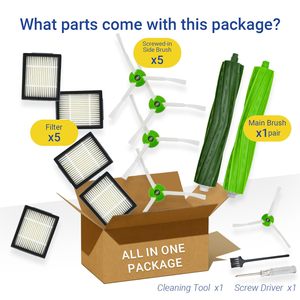 Parti di Ricambio e Accessori per Robot Aspirapolvere IRobot Roomba Serie I1, I1+, I2, I2+, I3, I3+, I4, I4+, I5, I5+, I6, I6+, I7, I7+, I8, I8+, E5 - Product Image 5