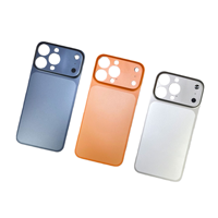 Coque de protection rigide avec cadre en métal et film de protection d'appareil photo pour iPhone 17 Pro Max, compatible avec les modèles 16, 15, 14, 13 Pro Max