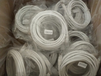 Kabel Jaringan UTP Panjang Kustom CAT5/CAT5E/CAT6 RJ45 Patch Cord Merek HANLI/OEM 8-Konduktor 0.5m-5m Zhejiang