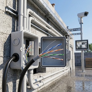 High Speed Gigabit Cat5e Outdoor Network <strong>Cable</strong> Waterproof Anti-UV Weatherproof <strong>Ethernet</strong> LAN <strong>Cable</strong> for CCTV &amp; <strong>External</strong> Project - Product Image 1