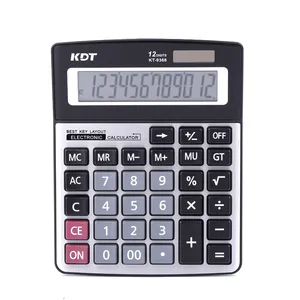 Kt-9368 Dual Power 12 Digits Calculator Solar Advanced Mathematical Calculator With Gt/ Off Function