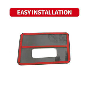 Accessoires d'intérieur automobile en acier inoxydable OEM pour 2019 <span class=keywords><strong>Audi</strong></span> <span class=keywords><strong>Q3</strong></span> Cab Storage Box Panel Decorative Sequins - Product Image 6