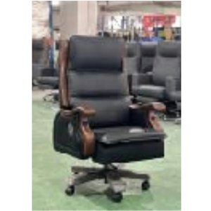 Simple and <b>comfortable</b> office <b>chair</b> with wooden armrest 37738-6158 - Product Image 3