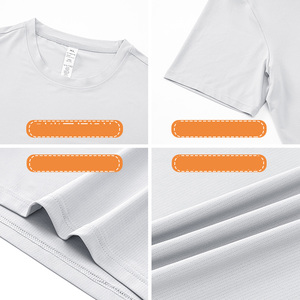 Camiseta Deportiva de Manga Corta para <span class=keywords><strong>Hombre</strong></span>, Camisa Deportiva de Manga Corta, Cuello Redondo, Verano - Product Image 2