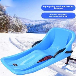 Luge universelle pour adultes et enfants, pour sports de <span class=keywords><strong>ski</strong></span> et de neige, avec dossier haut, planche directionnelle, portable, pour utilisation en montagne - Product Image 2