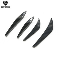 Canards de pare-chocs latéraux en fibre de carbone sèche G82 G80 pour BMW M4 G82 G83 M3 G80 G81, garniture de séparateur de pare-chocs arrière extérieur 2021+