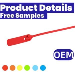 Sceau de sécurité en plastique jetable HS-PS 6002 pour colis de messagerie, courrier et transport de marchandises - Product Image 3