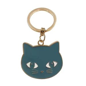 Porte-clés en métal émaillé rond personnalisé de haute qualité, forme sur mesure, pour cadeau, vente en gros - Product Image 5