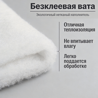 Ouate thermocollée en polyester 150 GSM en rouleau pour vêtements, rembourrage de vestes, gilets, manteaux, couettes, isolation thermique
