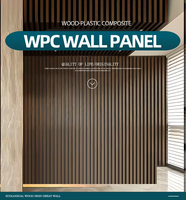Panneau mural acoustique WPC, composite bois-plastique, lambris, absorption acoustique, décoration intérieure pour la maison, le bureau, l'école