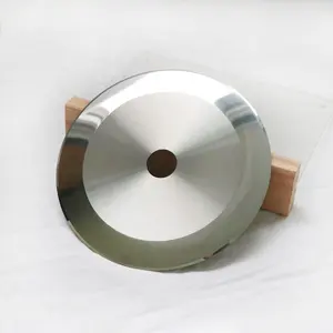 Tungsten karbür YG12X 200*25.4*2mm dairesel bıçaklar yapışkan bant dilme bıçağı bantlama bıçak yapışkanlı bant dilme