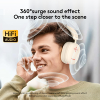 Casque sans fil supra-auriculaire avec Bluetooth 5.3, étanche IPX4, autonomie de plus de 20 heures