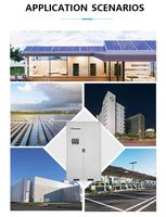 Batterie LiFePO4 100-500 kW, systèmes de stockage d'énergie commerciaux et industriels, armoire de charge, station de charge, refroidissement par air, solaire hybride