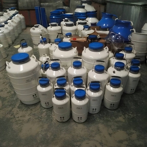 ถังเก็บไนโตรเจนเหลวพร้อม50L YDS-50B-80ถังบรรจุน้ำเชื้อไนโตรเจนเหลวรองรับภายใน - Product Image 2