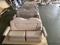 DOWIN Couleur personnalisée Yacht Deluxe Confortable Double Chaise Pliable Marine Soft Bench Sièges de bateau