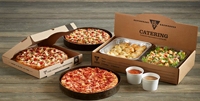 Boîtes de traiteur imprimées personnalisées Récipient en carton ondulé pour flûte E jetable emballage de livraison de nourriture de fête à casserole complète