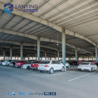 Proyecto America Field: Garaje Prefabricado de Estructura de Acero, Cobertizo para Estacionamiento de Autos, Edificio Comercial para Estacionamiento