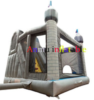 Château gonflable sur le thème du dragon, nouvellement conçu, avec toboggan, trampoline et maison de trampoline à vendre