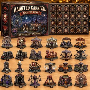 Calendario de Adviento de Halloween 2026: Caja Sorpresa con Temáticas de Carnaval, Circo Oscuro y Casa Encantada - Product Image 4