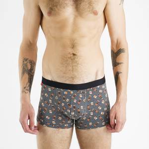 Calzoncillos bóxer divertidos de diseñador loco para hombre al por mayor, ropa interior transpirable de tiro medio con estampado de cerveza feliz con tubo elegante, regalo novedoso - Product Image 5