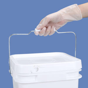 <span class=keywords><strong>Seau</strong></span> carré en plastique robuste avec couvercle et poignée, 4L, 5L, 8L, 10L, 16L, 20L, 25L, pour vis en vrac et dosettes de lessive - Product Image 5