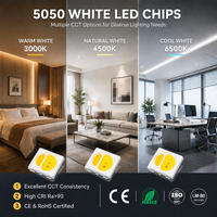 Composant de diode LED SMD 5050 à haute efficacité, blanc chaud, pour écran LED et boîte lumineuse publicitaire
