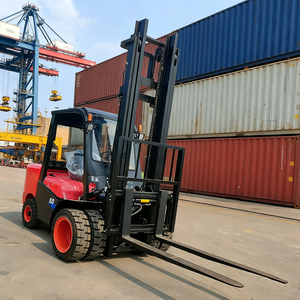 Çin üretici Forklift 3 Ton 4 Ton 2 Ton dizel Forklift ISO CE 4x4 tüm arazi kamyon Off-road Forklift belden çiftlik - Product Image 1