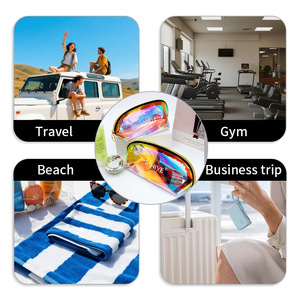 Bán Buôn Dây Kéo Mỹ Phẩm <span class=keywords><strong>Pouch</strong></span> Túi Du Lịch Không Thấm Nước Trang Điểm Bàn Chải Túi Biểu Tượng Tùy Chỉnh PVC Holographic Rõ Ràng Túi Mỹ Phẩm Cho Phụ Nữ - Product Image 6