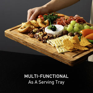 فاخر من الحبوب الكبيرة الحجم خشب سميك مع فتحة عصير للمطبخ - Product Image 2