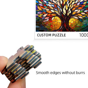 Rompecabezas de impresión de papel Bule de 500/1000 piezas personalizado rompecabezas popular de <span class=keywords><strong>Tik</strong></span> <span class=keywords><strong>Tok</strong></span> <span class=keywords><strong>para</strong></span> niños/adultos - Product Image 3