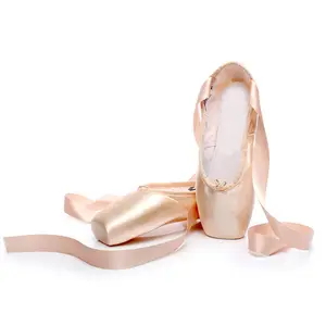Custom Adult Ballet Pointe Shoes for Girls Women with Toe Pads Mesh Bag
