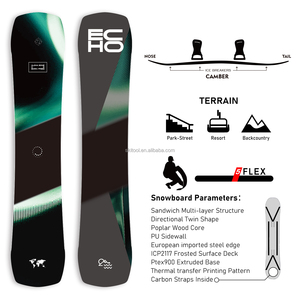 Tabla de Snowboard XCMAN para Hombre, Camber True Twin, Tallada para Todo Terreno, Ideal para Principiantes - <span class=keywords><strong>ECHO</strong></span> - Product Image 2