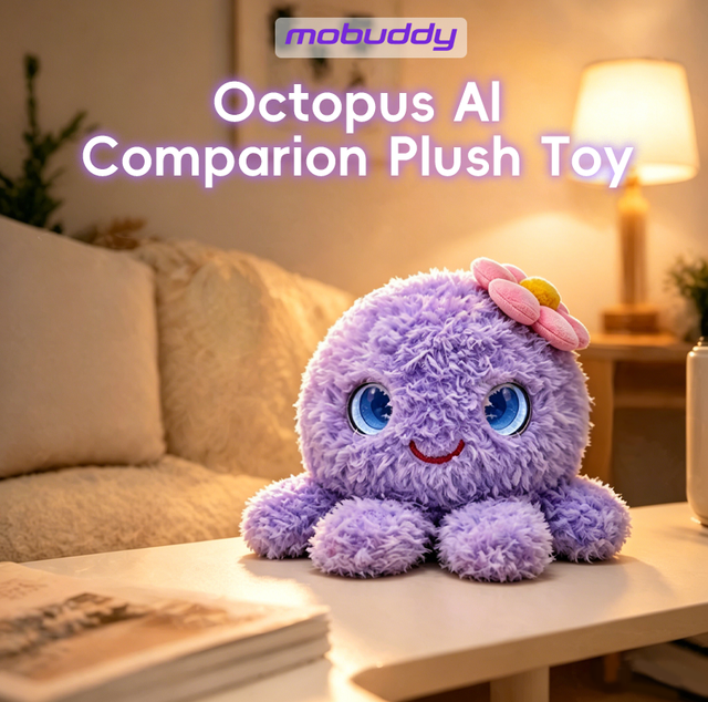 AI Smart Interactive Plush Toy Intelligent Voice Soft Stuffed Plush Doll Educational AI Toys for Kids Children