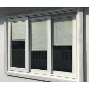 Fenêtres européennes à <span class=keywords><strong>triple</strong></span> <span class=keywords><strong>vitrage</strong></span> et double isolation thermique en <span class=keywords><strong>PVC</strong></span> de haute qualité <span class=keywords><strong>Fenêtre</strong></span> coulissante en <span class=keywords><strong>PVC</strong></span> coupe-vent avec persienne pare-soleil - Product Image 1