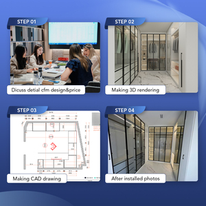 Quyến rũ 3 cửa thông minh phòng ngủ rắn thông tủ quần áo bằng gỗ thiết kế hình ảnh với gương - Product Image 3