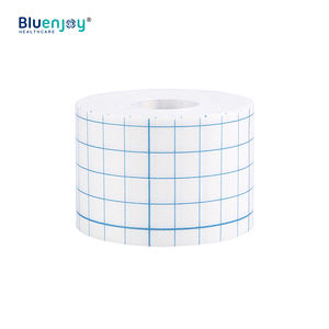 BLUENJOY perban pita fiksasi gulung balutan gaun luka atletik tanpa anyaman medis dapat diperpanjang - Product Image 6