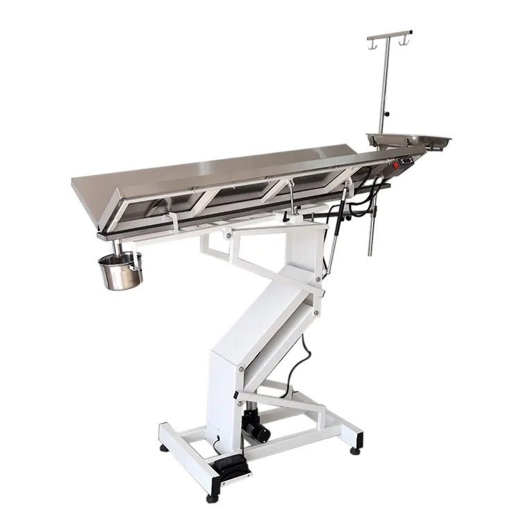 Approved High Quality 304 Stainless Steel Temperature Control Veterinary Surgery Table Customized Vet Operating