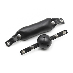 EASYTRAIN-Jouet BDSM en métal noir, pour les tout-petits, avec une balle respirante changeable! - Product Image 6