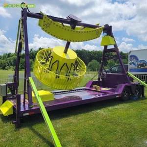 Manèges portables de parc d'attractions, mini-frisbees avec remorque, manèges de fête foraine à vendre - Product Image 5